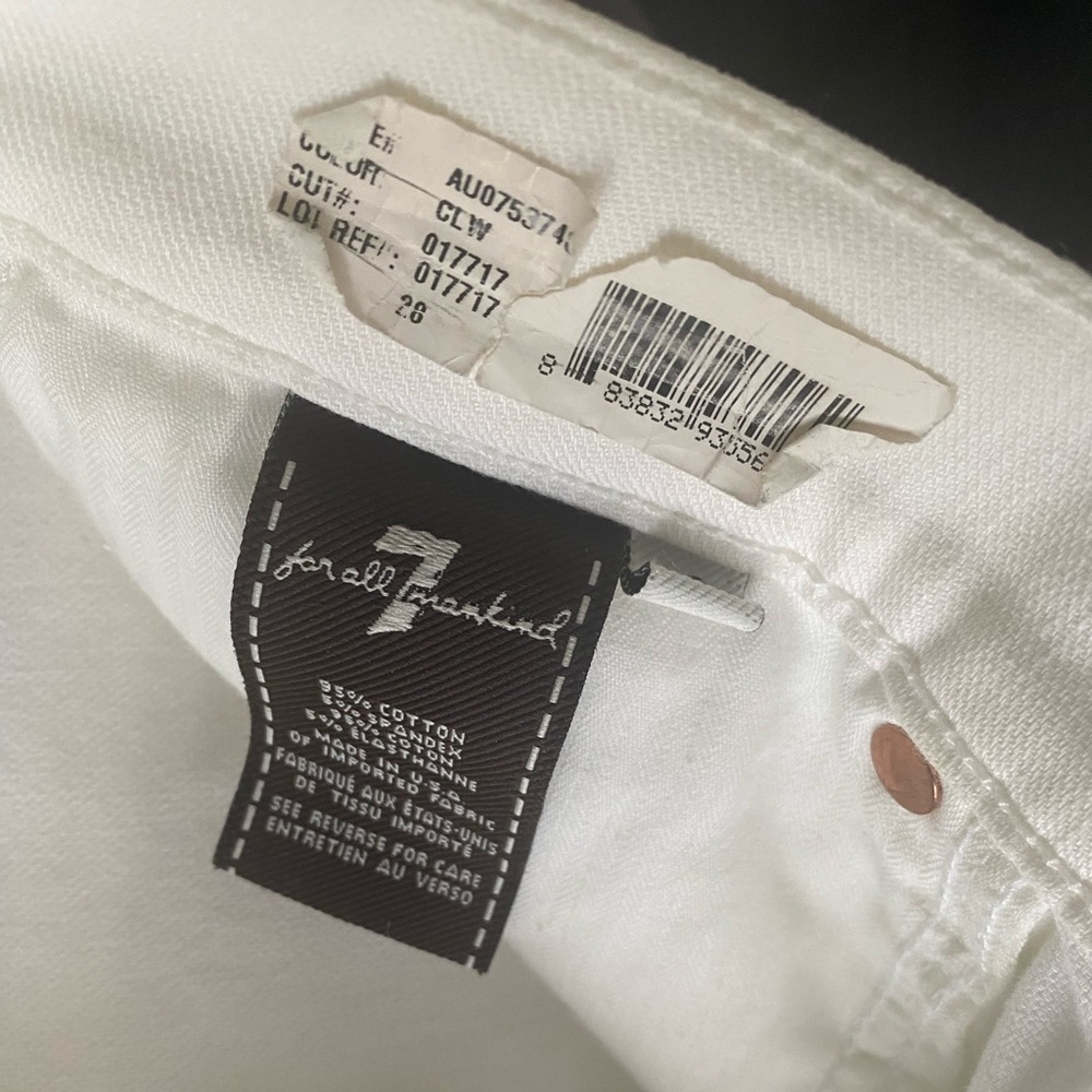 White jean 7 for all mankind